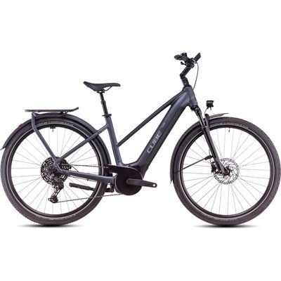 Cube Touring Hybrid Pro 625 Trapeze Womens Electric City Bike