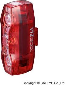 Cateye VIZ 300 Rechargeable Rear USB Light